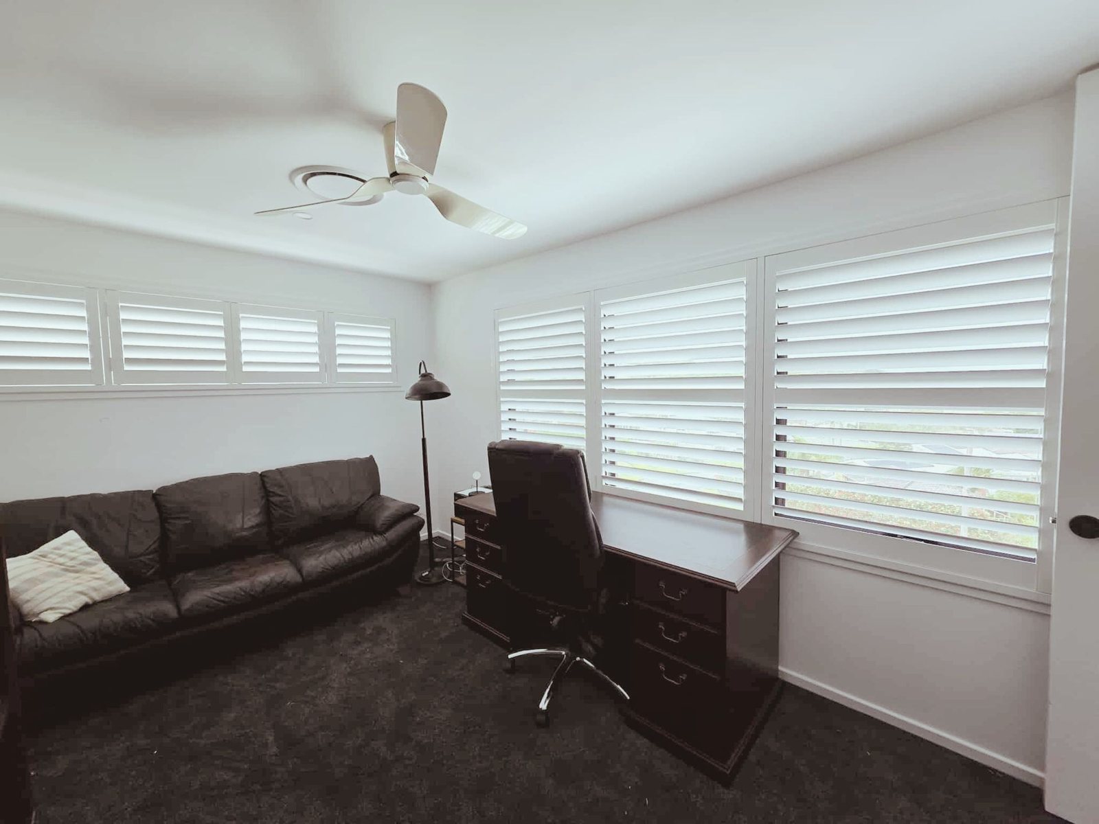 Plantation shutters in a Maitland home
